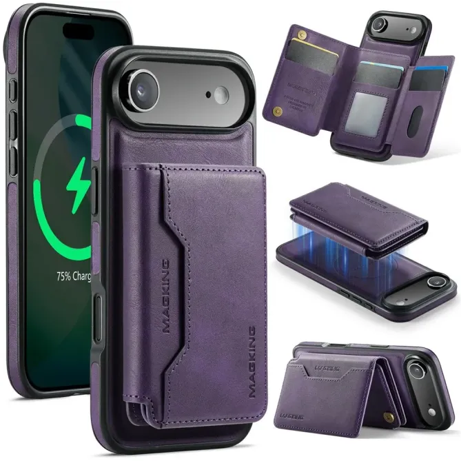 K3 Series | Coque iPhone Air Compatible MagSafe Style Cuir