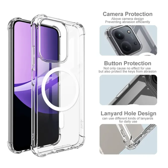 Coque Xiaomi Redmi 15C 4G / 5G / Poco C85 4G Transparente MagSafe