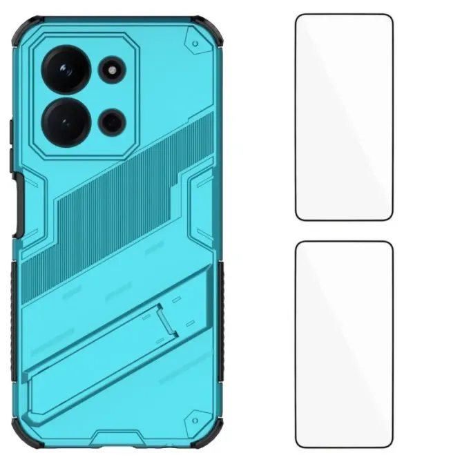 Coque Xiaomi Redmi 15C / Poco C85 4G HERA avec support et 2 verres tre