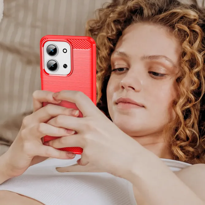 Coque Xiaomi Redmi 15C / Poco C85 4G flexible effet brossé avec verre 