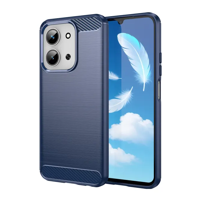 Coque Xiaomi Redmi 15C / Poco C85 4G flexible effet brossé avec verre 