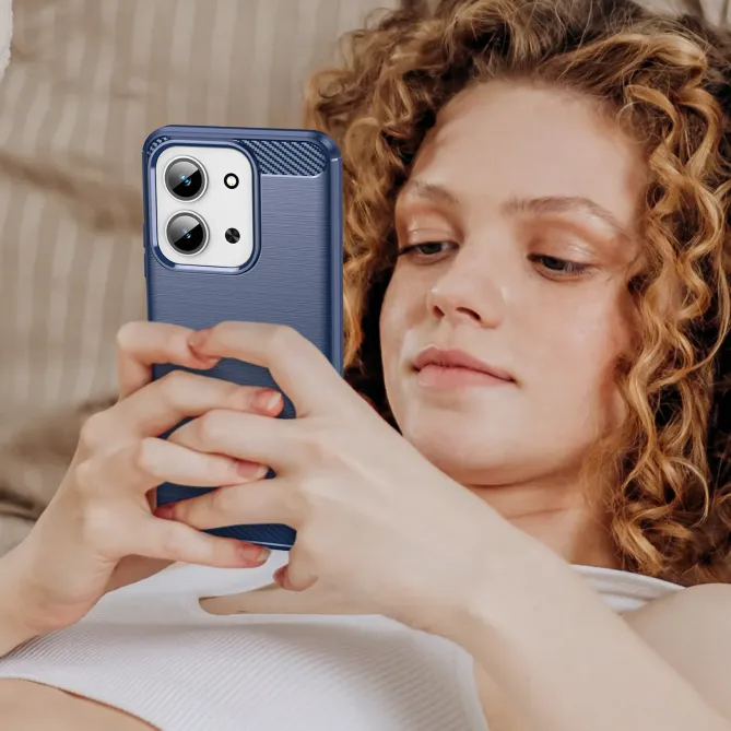 Coque Xiaomi Redmi 15C / Poco C85 4G flexible effet brossé avec verre 