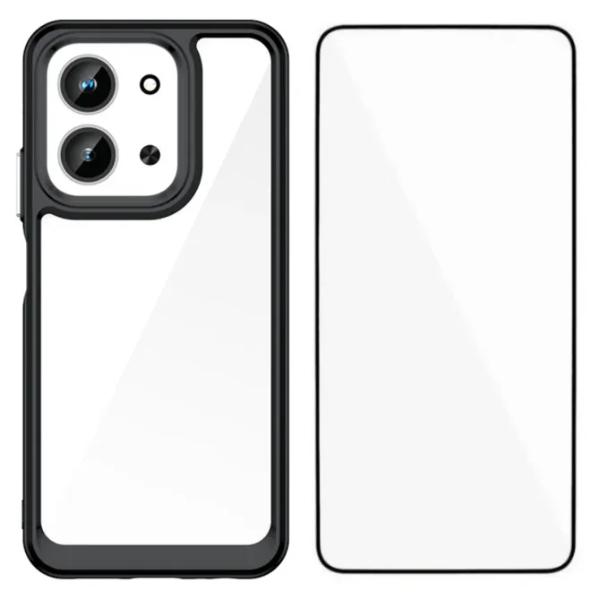 Coque Xiaomi Redmi 15C / Poco C85 4G Rugged silicone avec verre trempé