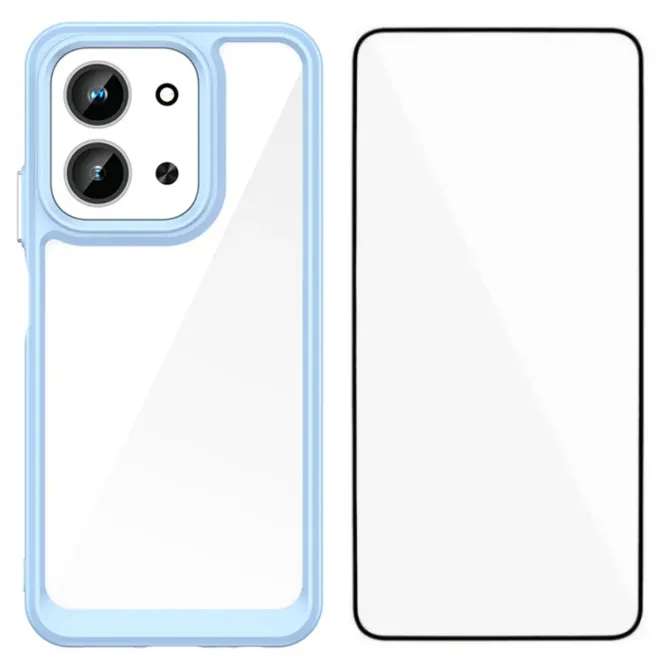 Coque Xiaomi Redmi 15C / Poco C85 4G Rugged silicone avec verre trempé