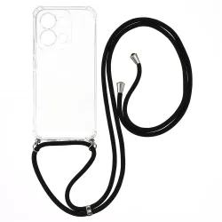 Coque Xiaomi Redmi 15C / Poco C85 4G transparente avec cordon | Cléos