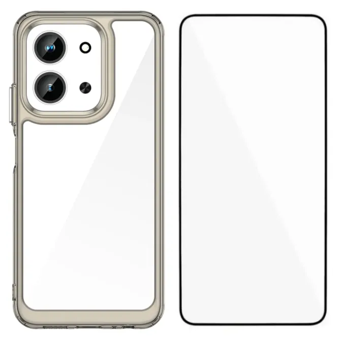 Coque Xiaomi Redmi 15C / Poco C85 4G Rugged silicone avec verre trempé