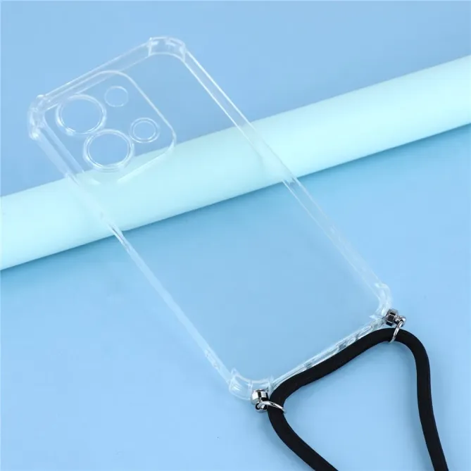 Coque Xiaomi Redmi 15C / Poco C85 4G transparente avec cordon | Cléos