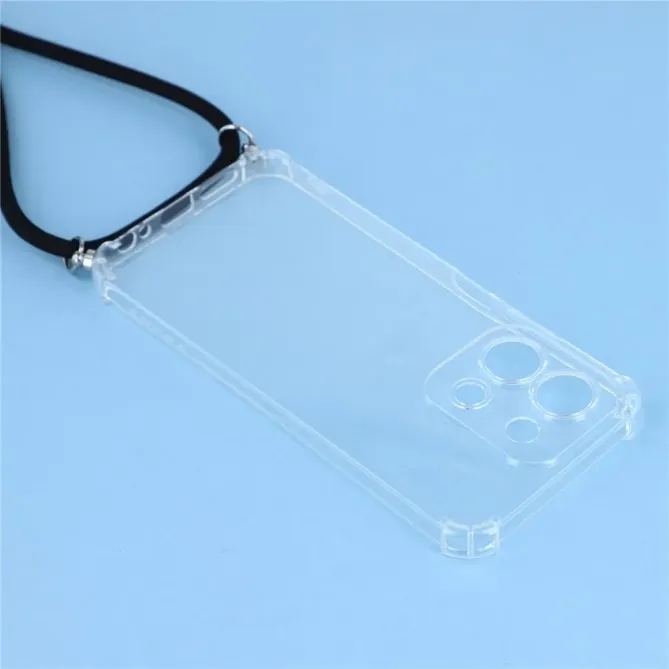 Coque Xiaomi Redmi 15C / Poco C85 4G transparente avec cordon | Cléos