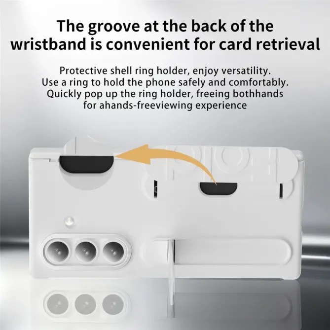 Coque Samsung Galaxy Z Fold 7 Support & Dragonne avec Porte-Carte