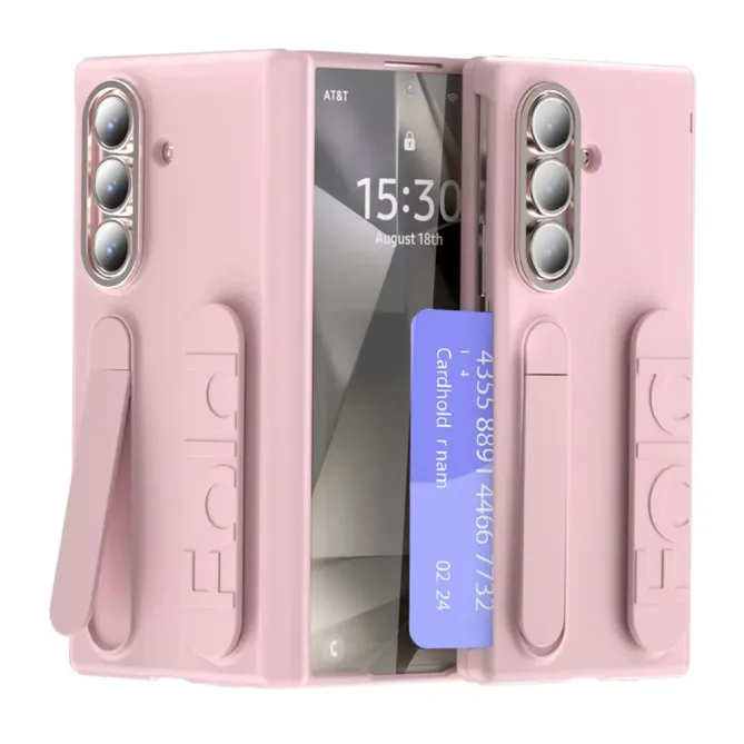 Coque Samsung Galaxy Z Fold 7 Support & Dragonne avec Porte-Carte