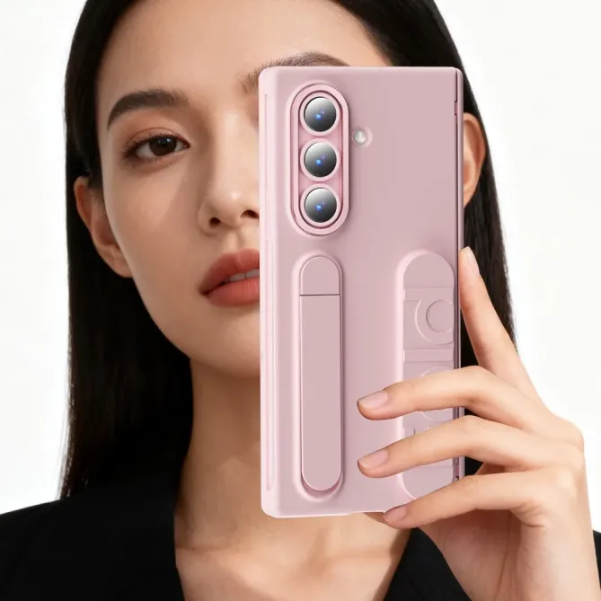 Coque Samsung Galaxy Z Fold 7 Support & Dragonne avec Porte-Carte