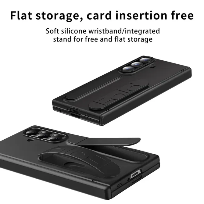 Coque Samsung Galaxy Z Fold 7 Support & Dragonne avec Porte-Carte