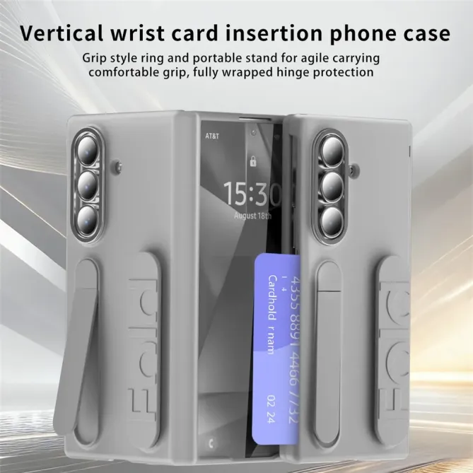 Coque Samsung Galaxy Z Fold 7 Support & Dragonne avec Porte-Carte