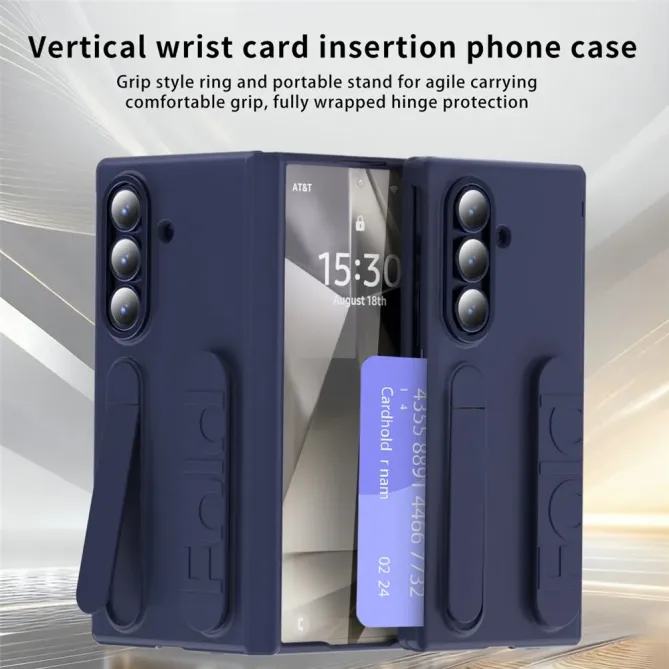 Coque Samsung Galaxy Z Fold 7 Support & Dragonne avec Porte-Carte