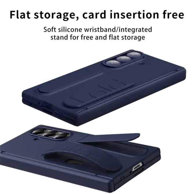 Coque Samsung Galaxy Z Fold 7 Support & Dragonne avec Porte-Carte