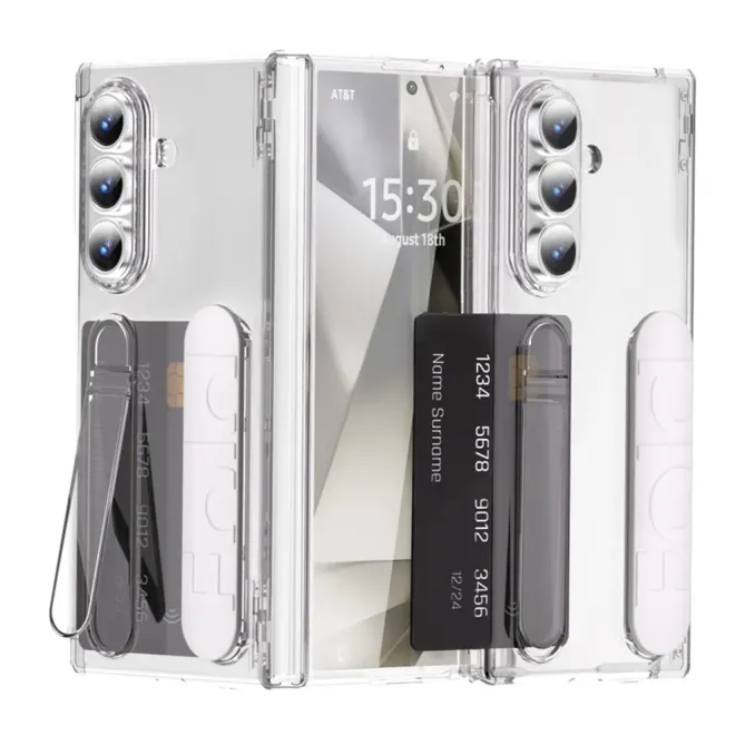 Coque Samsung Galaxy Z Fold 7 Support & Dragonne avec Porte-Carte