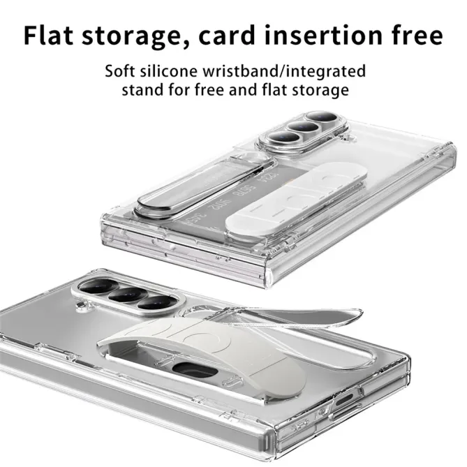 Coque Samsung Galaxy Z Fold 7 Support & Dragonne avec Porte-Carte