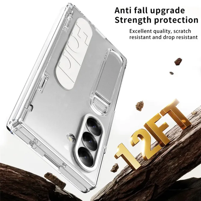 Coque Samsung Galaxy Z Fold 7 Support & Dragonne avec Porte-Carte