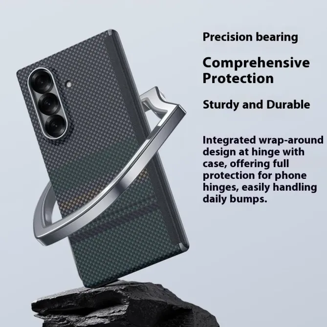 Coque Samsung Galaxy Z Fold 7 Kevlar Aramid Aurora Weave MagSafe