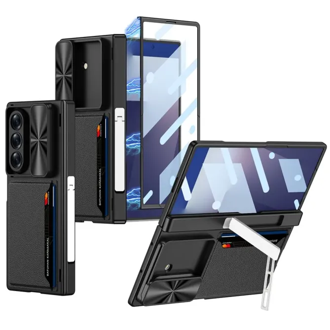 Coque Samsung Galaxy Z Fold 7 Protection Totale, Caméra & Porte-Carte