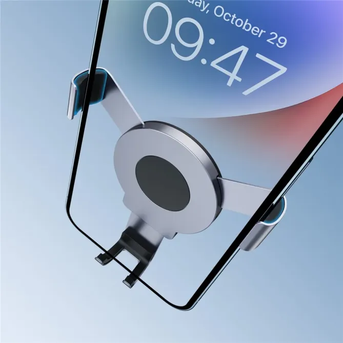 Support téléphone | Fixation Gravité & Magnétisme Aluminium