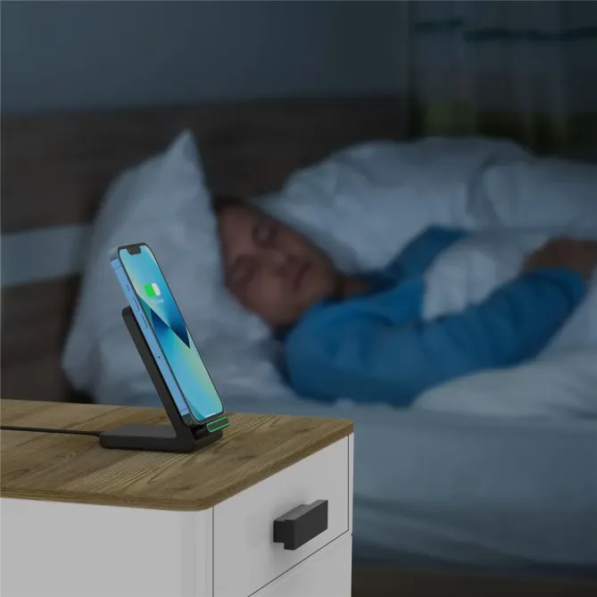 Socle Chargeur Sans Fil 15W - Support Mobile et Bureau