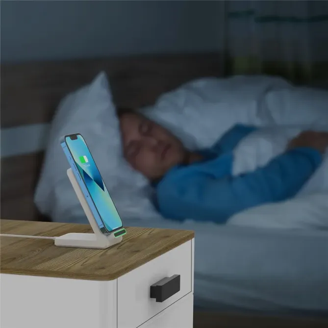 Socle Chargeur Sans Fil 15W - Support Mobile et Bureau