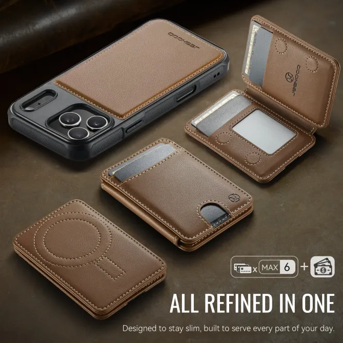 Coque iPhone 17 Pro Max J10 MagSafe Portefeuille Amovible