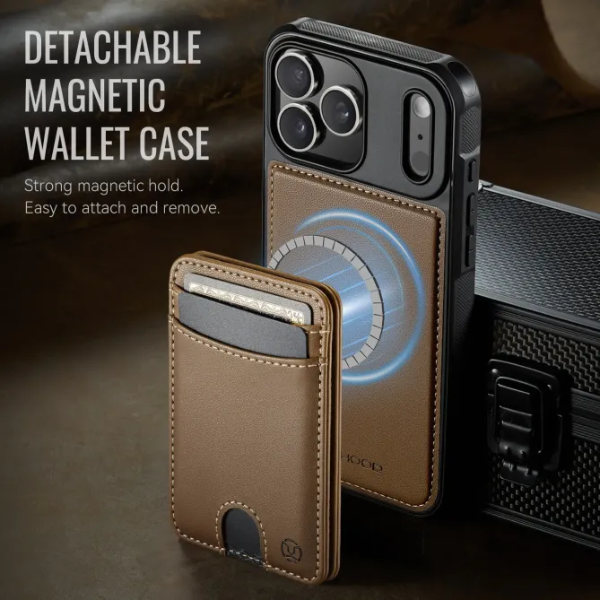 Coque iPhone 17 Pro Max J10 MagSafe Portefeuille Amovible