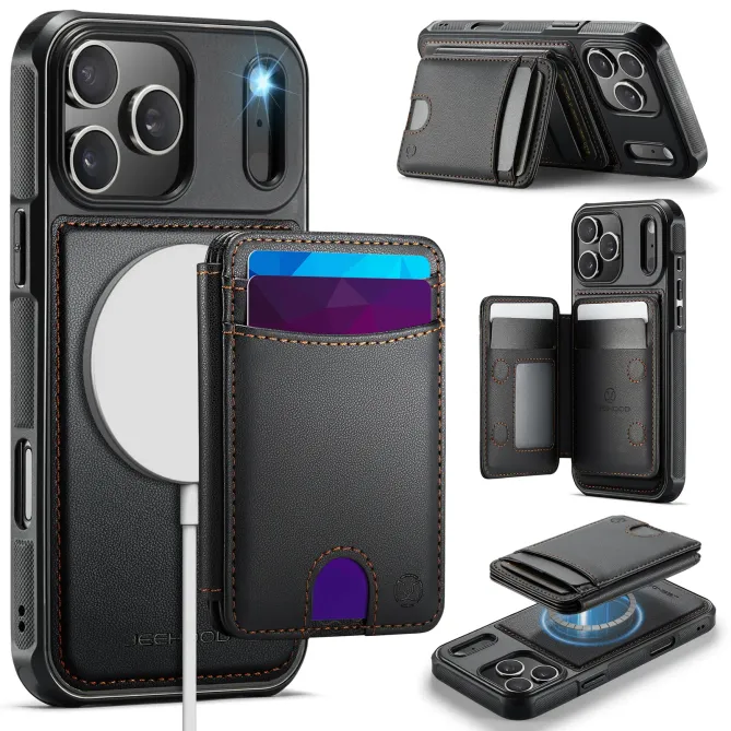 Coque iPhone 17 Pro Max J10 MagSafe Portefeuille Amovible