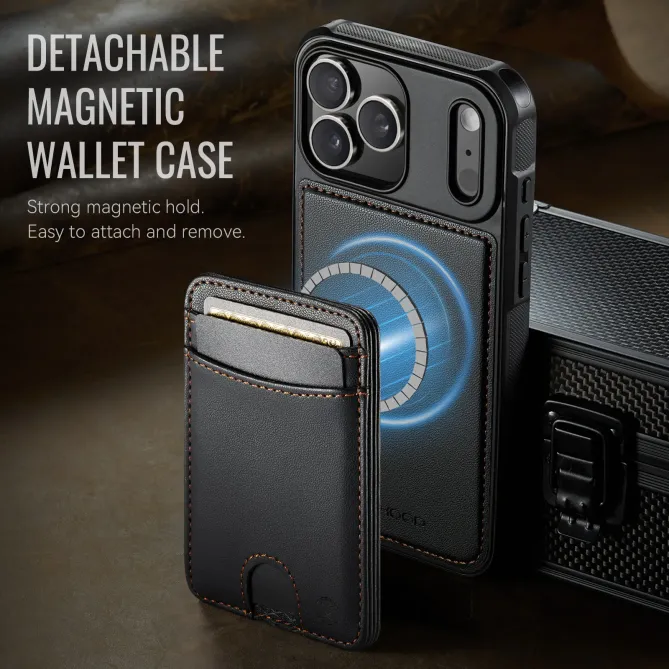 Coque iPhone 17 Pro Max J10 MagSafe Portefeuille Amovible