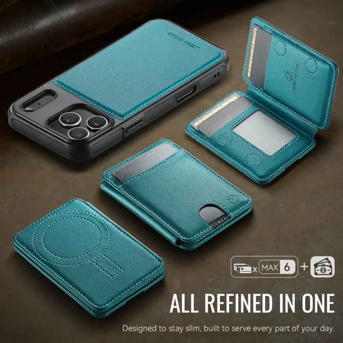 Coque iPhone 17 Pro Max J10 MagSafe Portefeuille Amovible