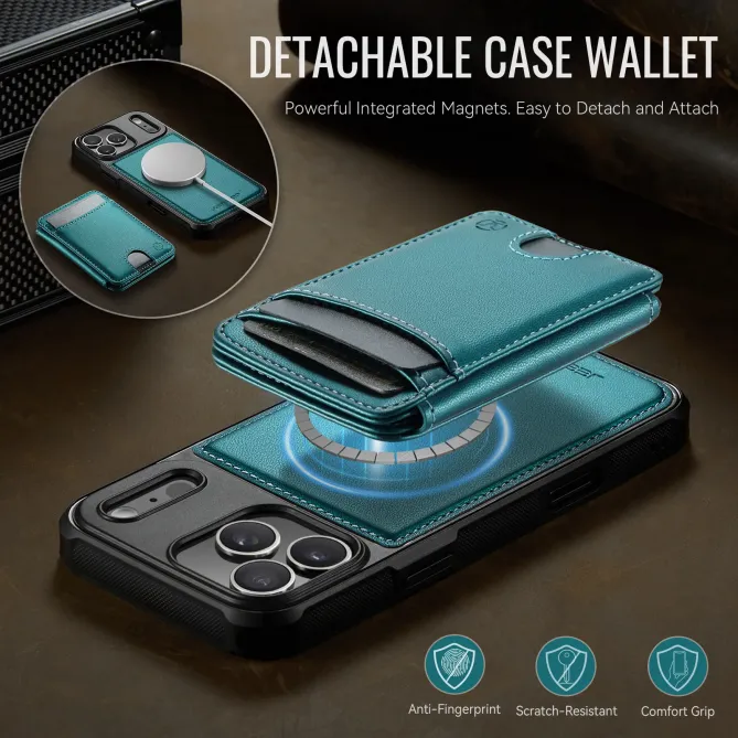 Coque iPhone 17 Pro Max J10 MagSafe Portefeuille Amovible