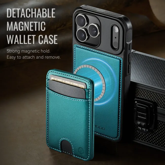 Coque iPhone 17 Pro Max J10 MagSafe Portefeuille Amovible