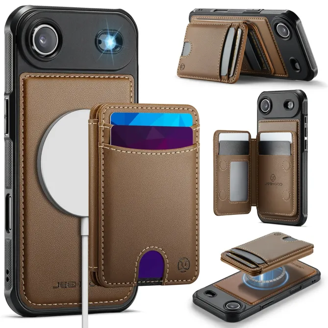 Coque iPhone Air J10 MagSafe Portefeuille Amovible
