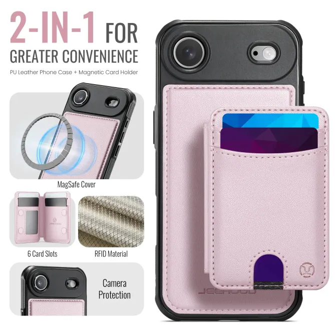 Coque iPhone Air J10 MagSafe Portefeuille Amovible