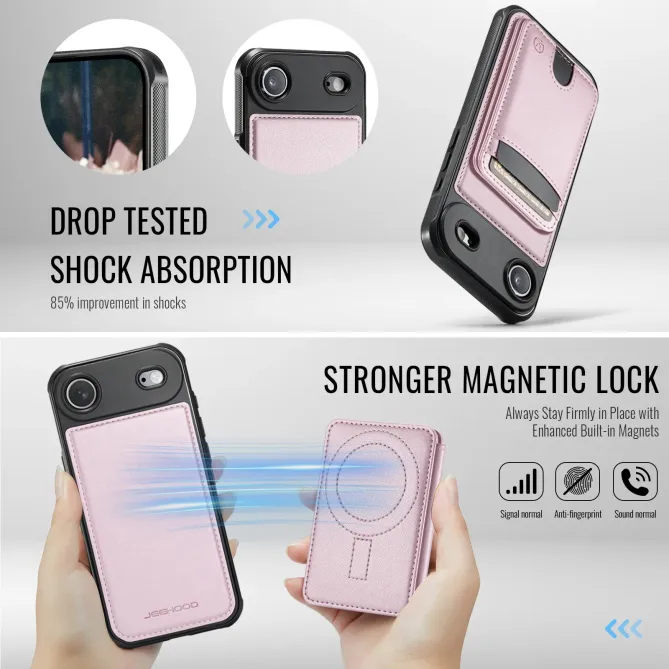 Coque iPhone Air J10 MagSafe Portefeuille Amovible