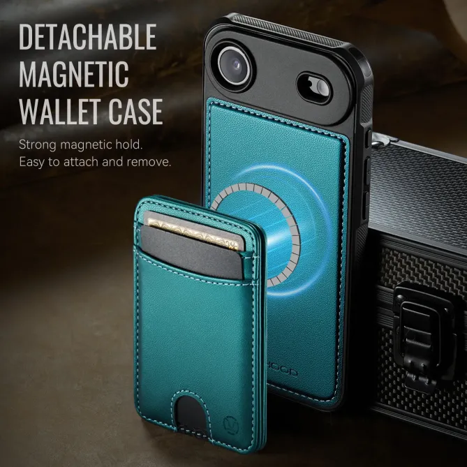 Coque iPhone Air J10 MagSafe Portefeuille Amovible