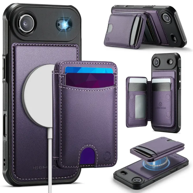 Coque iPhone Air J10 MagSafe Portefeuille Amovible