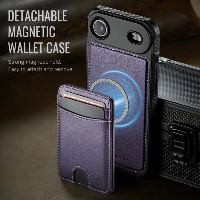 Coque iPhone Air J10 MagSafe Portefeuille Amovible