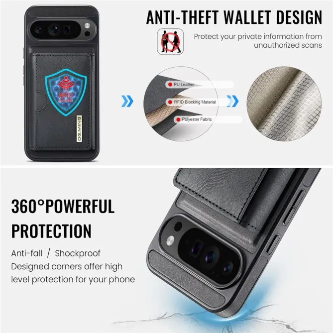 Coque Google Pixel 10 Pro XL avec Porte-Cartes Amovible M6 Series