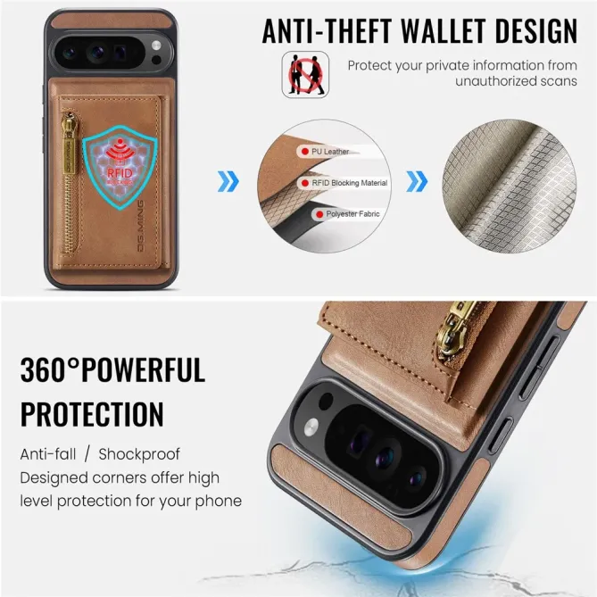 Coque Google Pixel 10 Pro XL Portefeuille Amovible | M5 Series