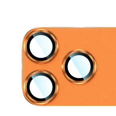 Protection Objectif iPhone 17 Pro | Verre Trempé et Cadre Titane Mat Orange - photo 6
