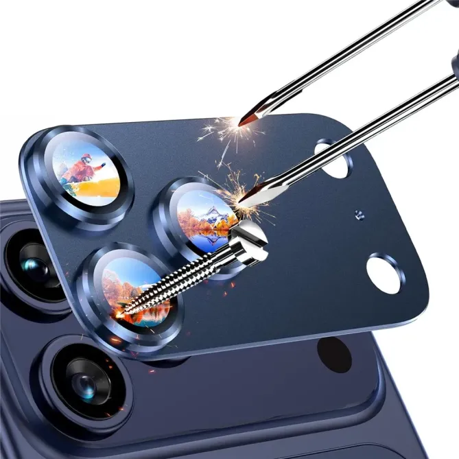 Protection Objectif iPhone 17 Pro | Verre Trempé et Cadre Titane Mat