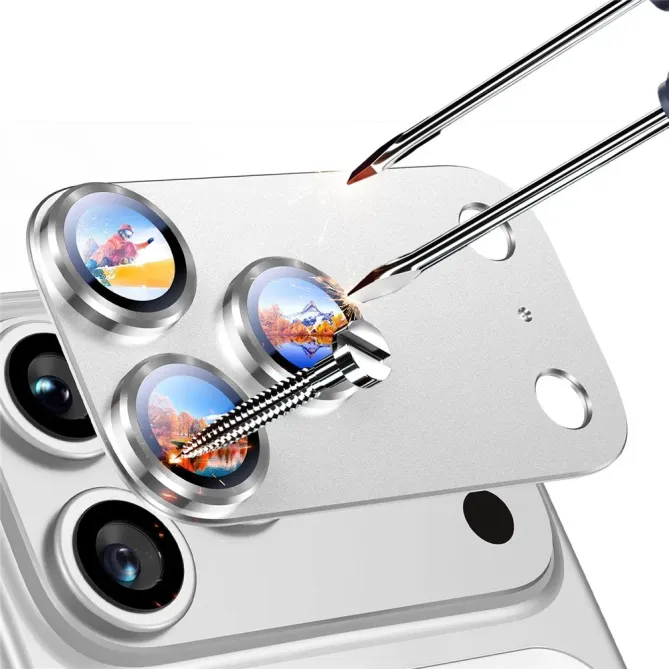 Protection Objectif iPhone 17 Pro | Verre Trempé et Cadre Titane Mat