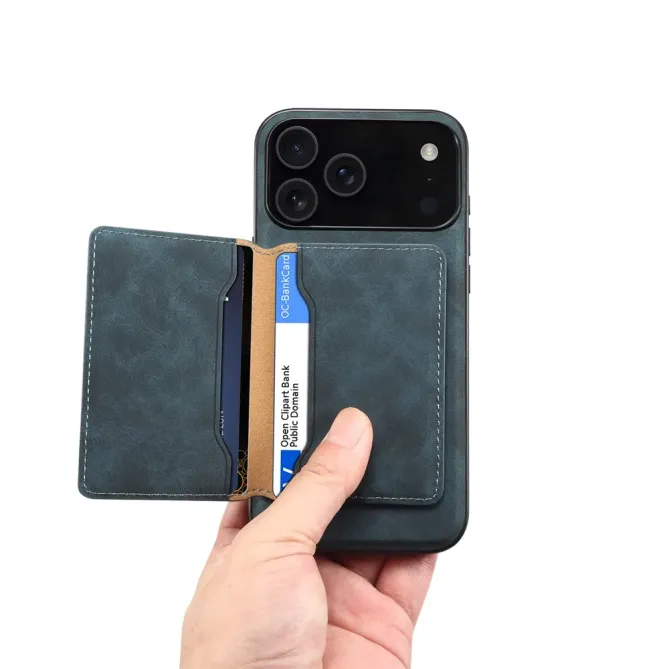 Coque iPhone 17 Pro Max Rétro avec Porte-Cartes | D13