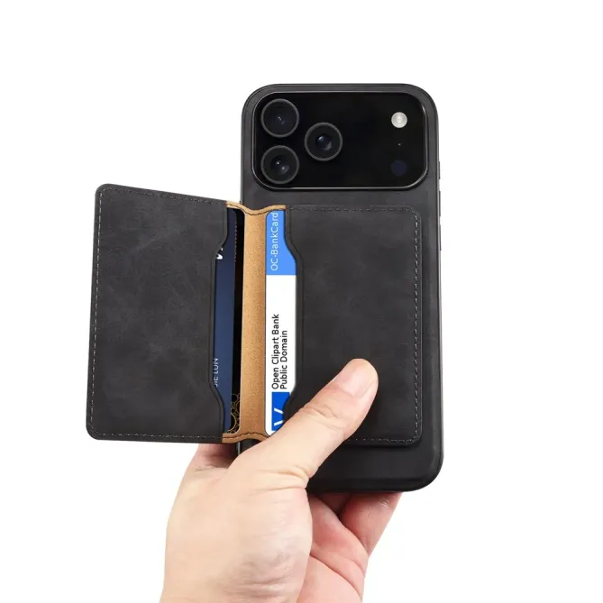 Coque iPhone 17 Pro Max Rétro avec Porte-Cartes | D13