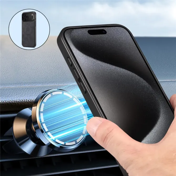 Coque iPhone 17 Pro Max Rétro avec Porte-Cartes | D13