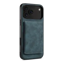Coque iPhone 17 Pro Rétro avec Porte-Cartes | D13