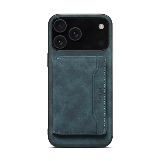 Coque iPhone 17 Pro Rétro avec Porte-Cartes | D13